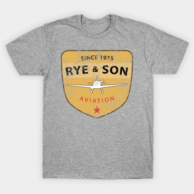 Rye & Son Aviation T-Shirt by rjzinger